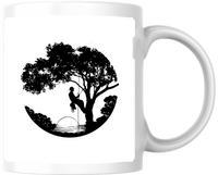 Thumbnail for Tree Climber Arborist Mug | Silhouette Tree Care Coffee Mug | Lumberjack Outdoor Gift