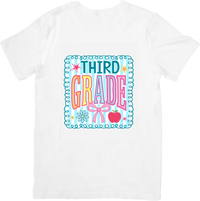 Thumbnail for Third Grade T-Shirt | Cute Colorful Back To School Graphic Tee | Teacher Student Gift