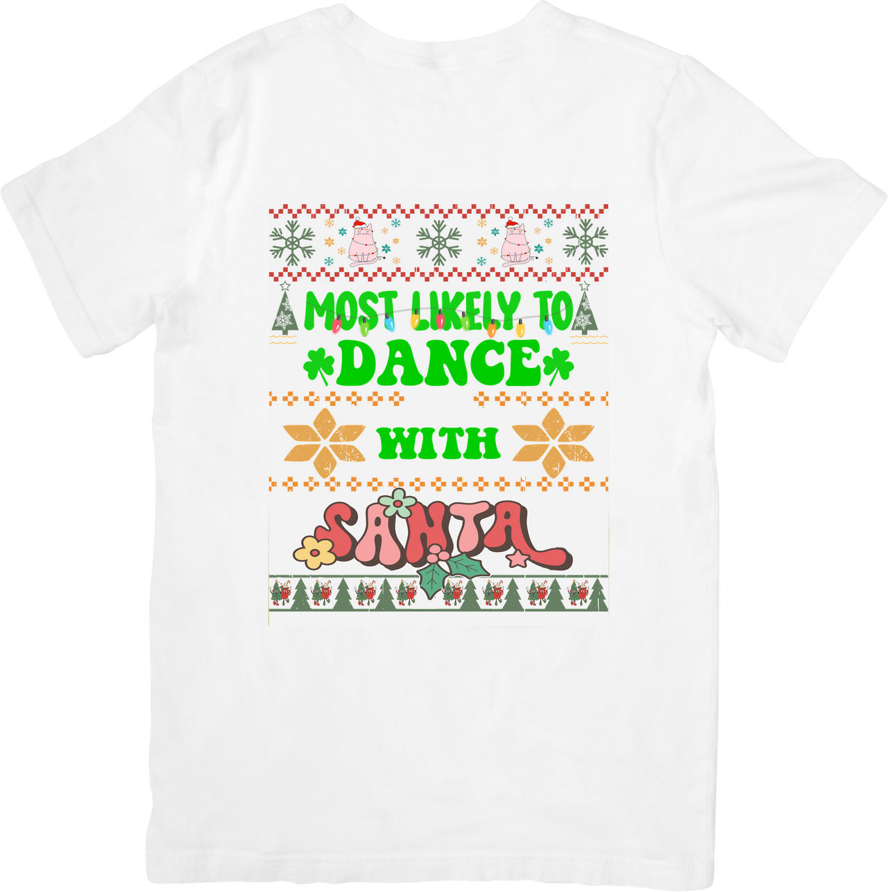 Most Likely To Dance After the Bell Holiday Classroom Teacher Christmas Graphic Tee