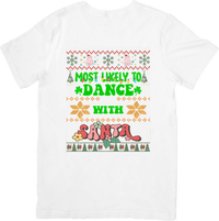 Thumbnail for Most Likely To Dance After the Bell Holiday Classroom Teacher Christmas Graphic Tee