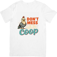 Thumbnail for Don't Mess With The Coop Rooster Funny Farm Hen Country Graphic Tee