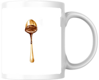 Thumbnail for Melting Chocolate Spoon Mug | Minimalist Cocoa Drip Coffee Mug | Chocolate Lover Gift